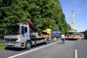 LKW in Boeschung A 3 Rich Frankfurt Hoehe Roesrath Lohmar P062